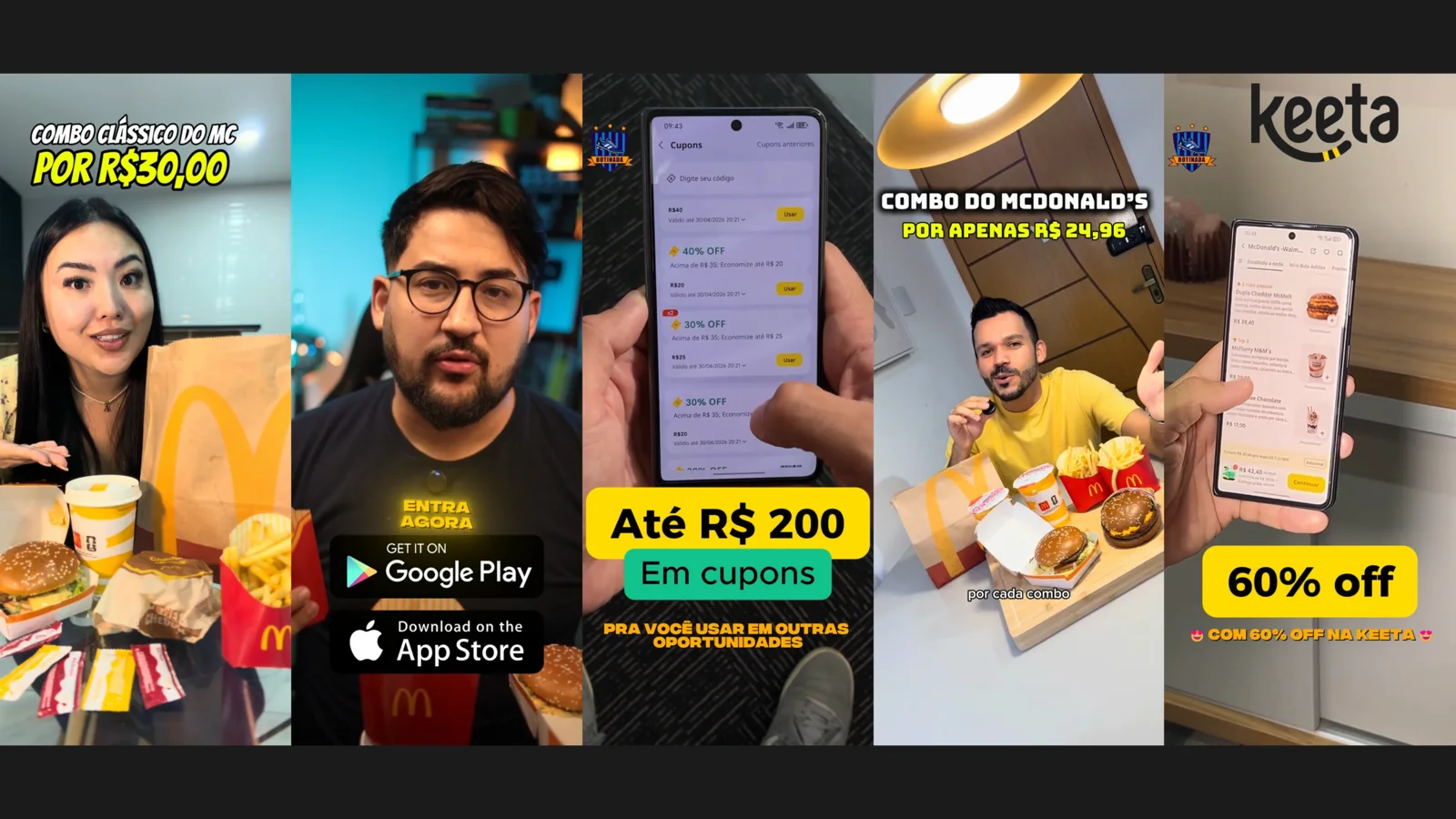 Case Keeta Affiliates com +100 UGC Influs